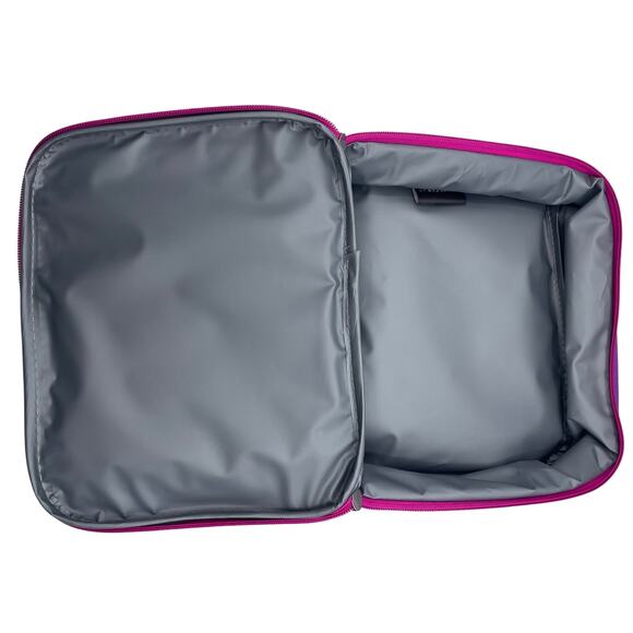 Minnie Mouse Disney Lunch Box Insulated Purple Cute Flowers Hearts Girls - Picture 3 of 5